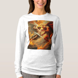 St. Michael Archangel Long Sleeve Women's T-Shirt