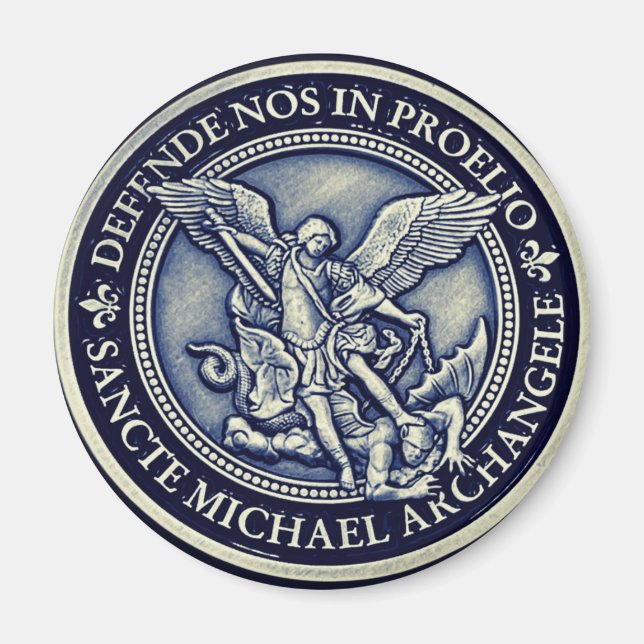 St. Michael Archangel Medal, St. Michael Archange Magnet (Vorne)
