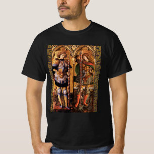 St. Michael Archangel und St. George mit Dragon T-Shirt