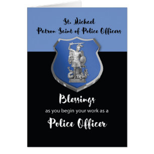 St. Michael Blessings zum neuen Polizeibeamten