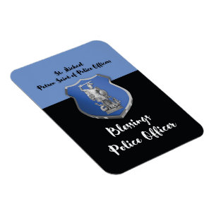 St. Michael Blessings zum neuen Polizeibeamten Magnet