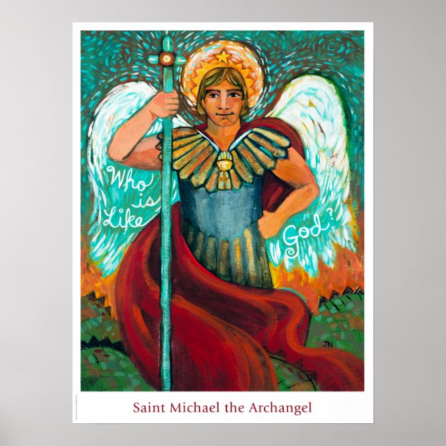 St. Michael das Archangel-Klassenposter Poster (Vorne)