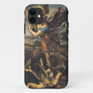 St Michael, das den Dämon, 1518 überwältigt iPhone 11 Hülle