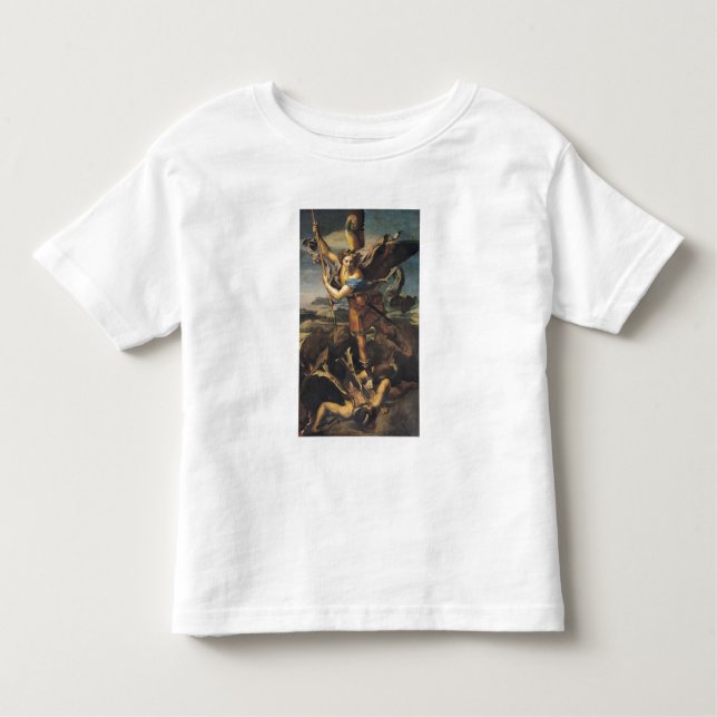 St Michael, das den Dämon, 1518 überwältigt Kleinkind T-shirt (Vorderseite)