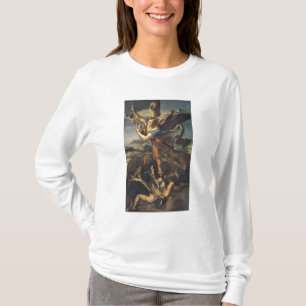 St Michael, das den Dämon, 1518 überwältigt T-Shirt
