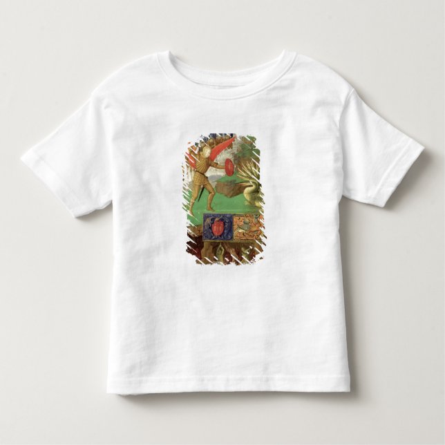 St Michael, das den Drachen tötet Kleinkind T-shirt (Vorderseite)