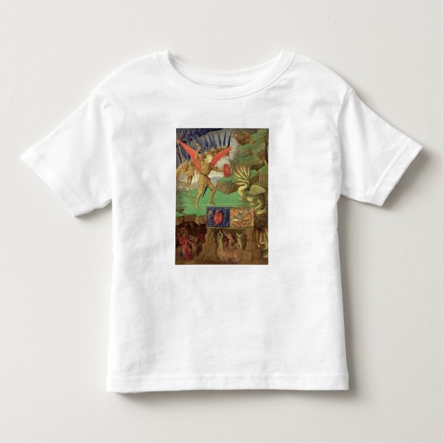 St Michael, das den Drachen tötet Kleinkind T-shirt (Vorderseite)