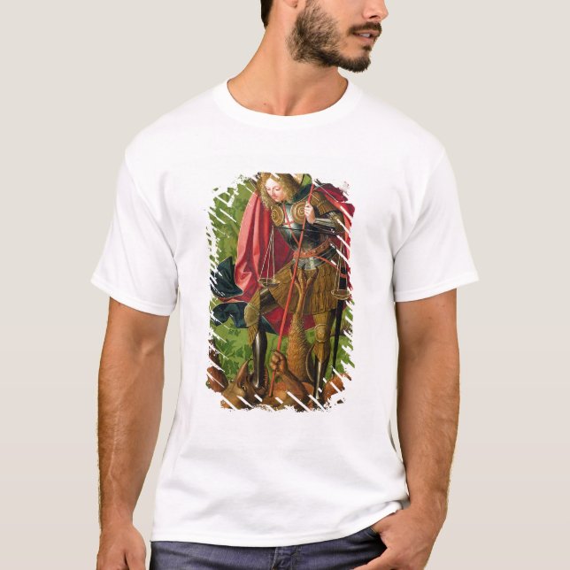 St Michael, das den Drachen tötet T-Shirt (Vorderseite)