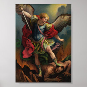 St. Michael das Erzengel kleines Poster