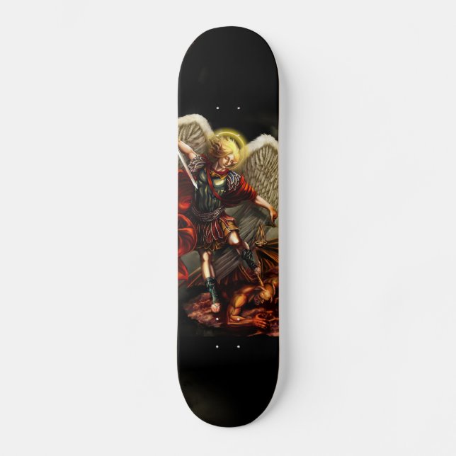 St Michael das Erzengel-Skate-Brett Skateboard (Vorderseite)