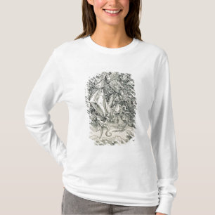 St Michael, das mit dem Drachen kämpft T-Shirt