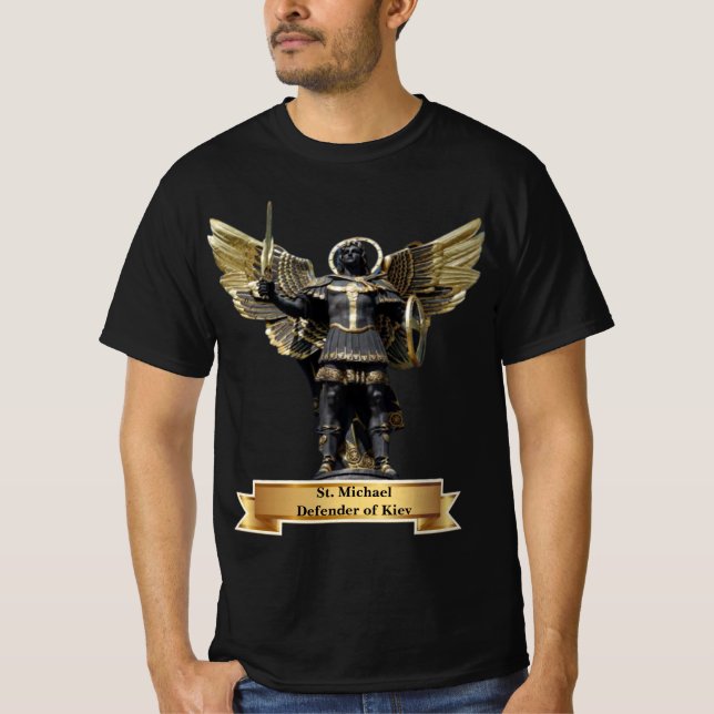St. Michael Defender of Kiew, Ukraine T - Shirt (Vorderseite)
