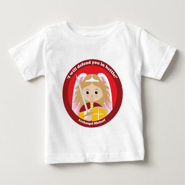 St Michael der Erzengel Baby T-shirt (Vorderseite)