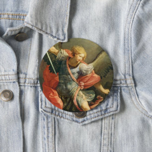 St Michael der Erzengel Button