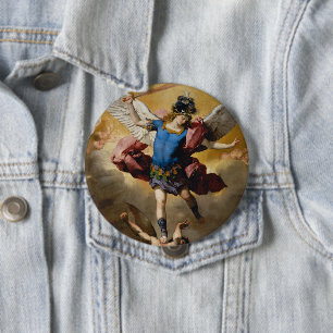 St. Michael, der Erzengel Button