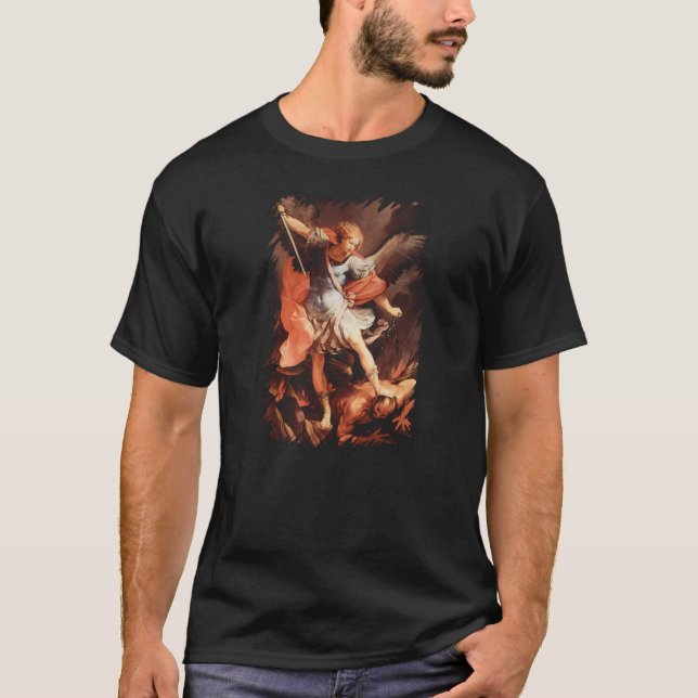 St Michael Der Erzengel Engel San Giorgio T-Shirt (Vorderseite)