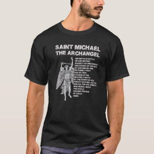 St. Michael Der Erzengel Gebet Katholische Tradit T-Shirt