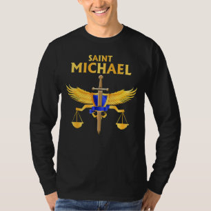St. Michael Der Erzengel Gebet katholische Traditi T-Shirt