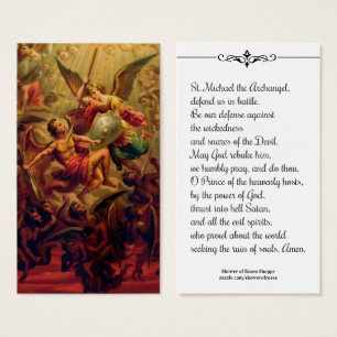 St. Michael der Erzengel Gebetskarte