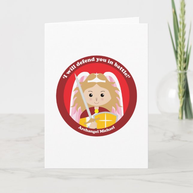 St Michael der Erzengel Karte (Vorderseite)