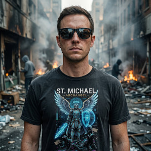 St. Michael der Erzengel katholisch Konservativer  T-Shirt