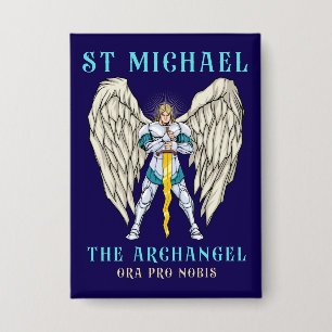 St. Michael der Erzengel Katholisches Gebet Button