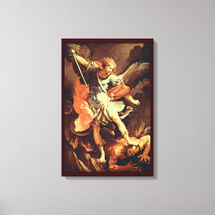 St. Michael der Erzengel Leinwanddruck