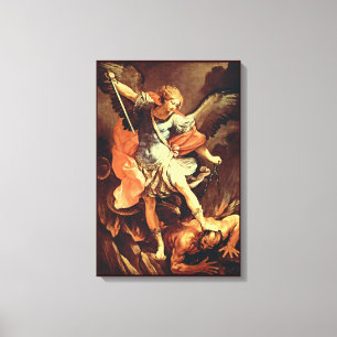 St. Michael der Erzengel Leinwanddruck