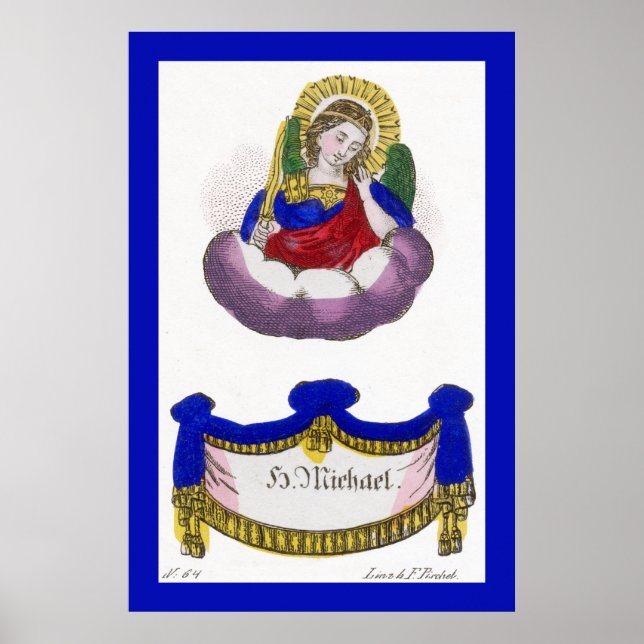 St. Michael der Erzengel (M 009) Poster (Vorne)
