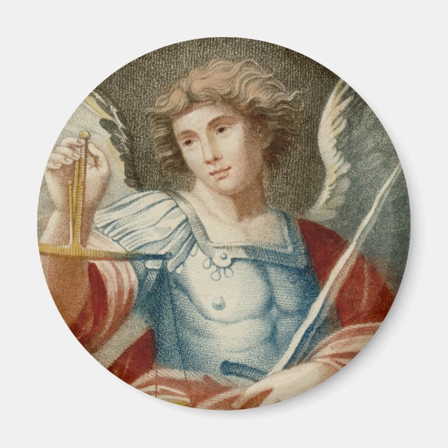 St. Michael der Erzengel (M 010) Magnet (Vorne)