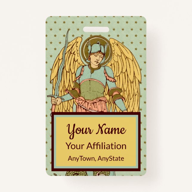 St. Michael der Erzengel (RLS 12) Ausweis (Vorderseite)