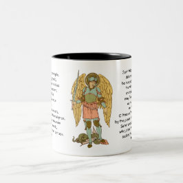 St. Michael der Erzengel (RLS 12) Zweifarbige Tasse