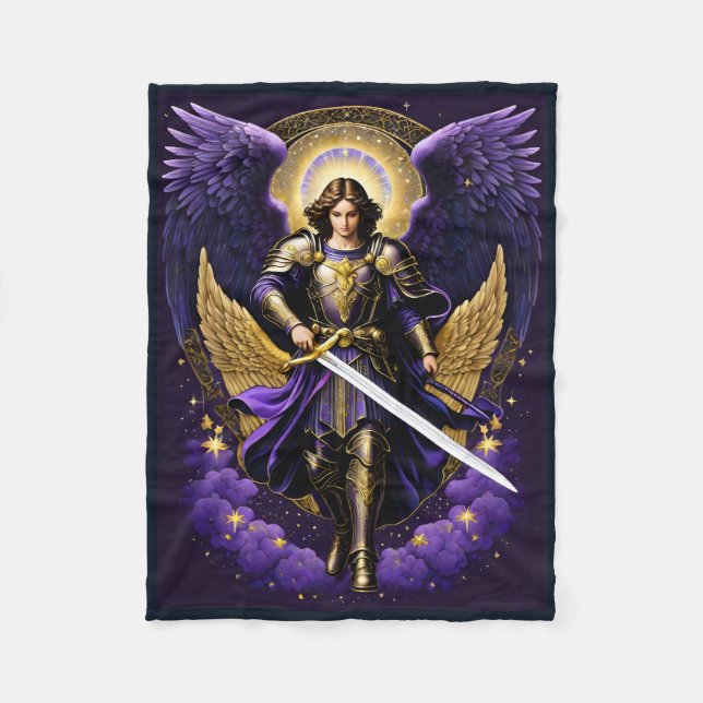 St. Michael der Erzengel römisch-katholisch Fleecedecke (Vorderseite)