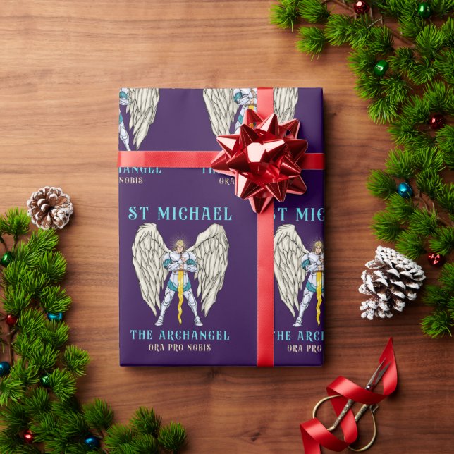 St. Michael der Erzengel römisch-katholisch Geschenkpapier (Feiertagsgeschenk)