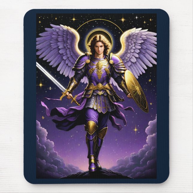 St. Michael der Erzengel römisch-katholisch Mousepad (Vorne)