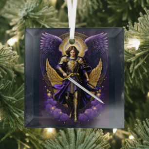 St. Michael der Erzengel römisch-katholisch Ornament Aus Glas