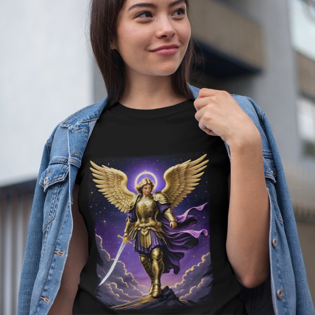 St. Michael der Erzengel römisch-katholisch T-Shirt (Von Creator hochgeladen)
