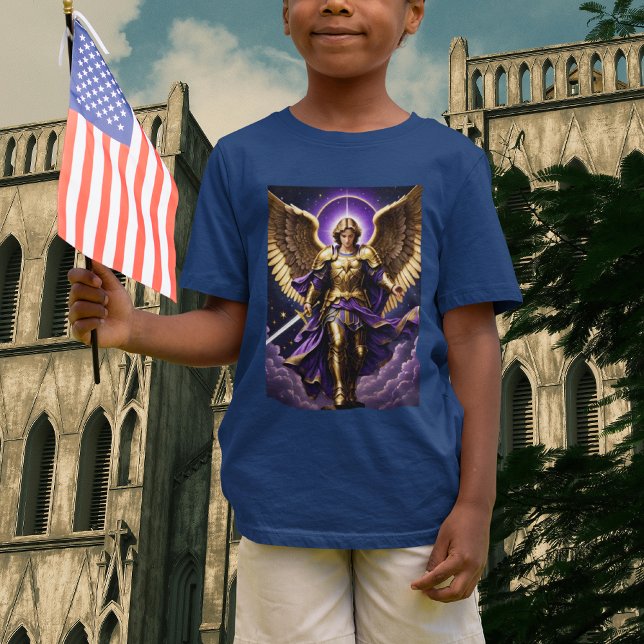 St. Michael der Erzengel römisch-katholisch T-Shirt (Von Creator hochgeladen)