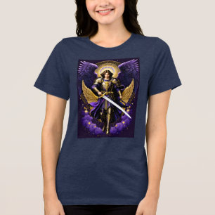 St. Michael der Erzengel römisch-katholisch Tri-Blend Shirt