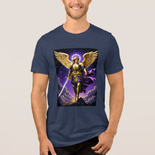 St. Michael der Erzengel römisch-katholisch Tri-Blend Shirt