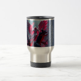 St. Michael der Erzengel Slays Satan Travel Mug Reisebecher