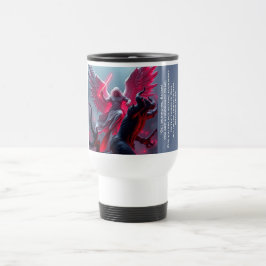 St. Michael der Erzengel Slays Satan Travel Mug Reisebecher
