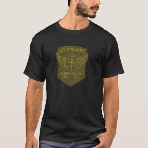 St. Michael der Erzengel Spiritueller Kriegszug Pu T-Shirt