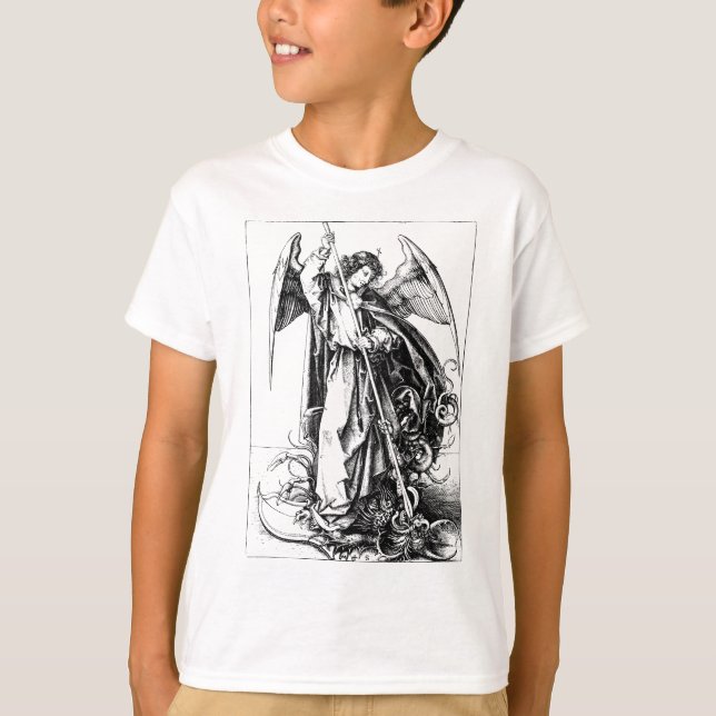 St. Michael der Erzengel T-Shirt (Vorderseite)