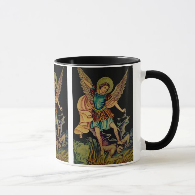 St Michael der Erzengel Tasse (Rechts)