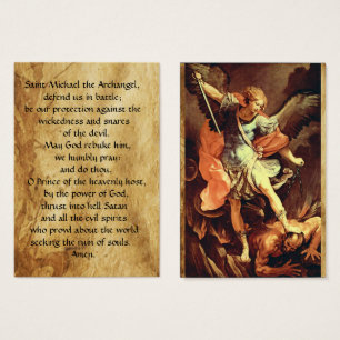 St Michael die Erzengel-Gebets-Karte