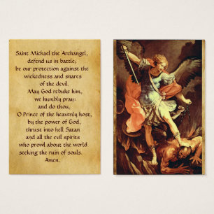 St Michael die Erzengel-Gebets-Karte