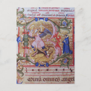 St. Michael, die Erzengel-Gebetskarte Postkarte