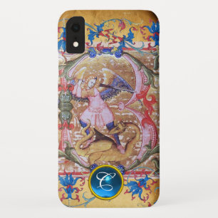 St. Michael, die Erzengel Monogram Antique Floral Case-Mate iPhone Hülle