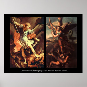 St. MICHAEL ERZENGEL BESIEGT SATAN Poster